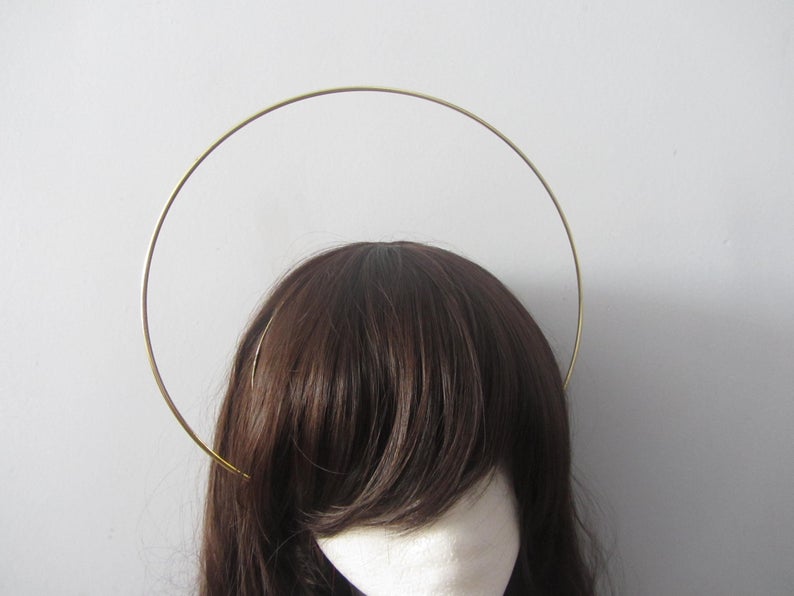 4pieces Gold Halo Headpieces